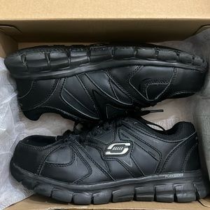 Black Skechers Work Safety Shoes - US 6.5